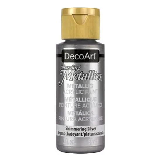 FARBA METALICZNA Dazzling Metallics srebrna 59ml