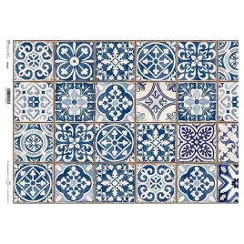 papier-ryzowy-do-decoupage-a3-niebieskie-kafelki