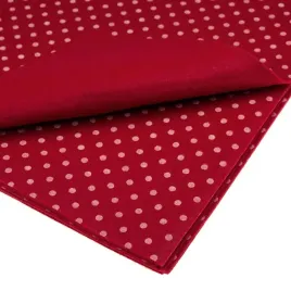 filc-30x40cm-ciemny-czerwony-w-biale-kropki