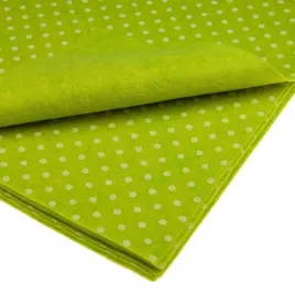 filc-30x40cm-pistacjowy-w-biale-kropki