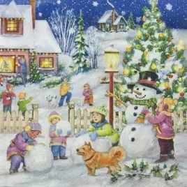 serwetka-33x33cm-zima-w-miescie