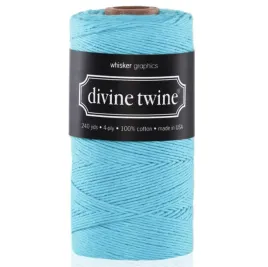 sznurek-bawelniany-divine-twin-solid-blue-5m-niebieski