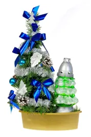 choinka-znicz-ubrana-42cm-niebieska