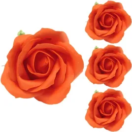 roza-mydlana-ozdobna-sloneczno-pomaranczowa-3-szt