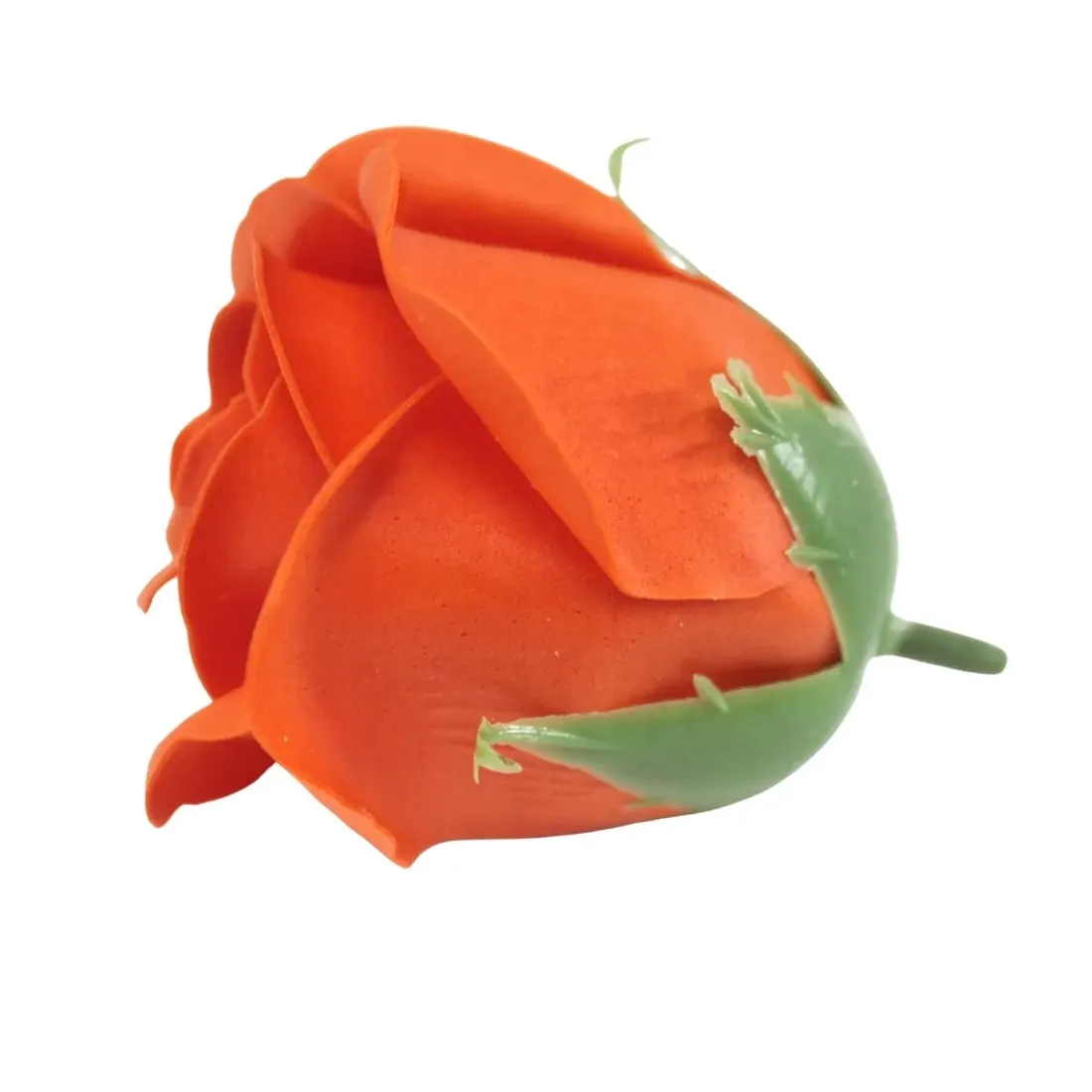 roza-mydlana-ozdobna-sloneczno-pomaranczowa-3-szt-stan-nowy