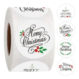 naklejki-ozdobne-okragle-merry-christmas-500-szt