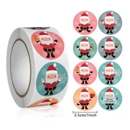 naklejki-ozdobne-okragle-swiateczne-mix-20-szt