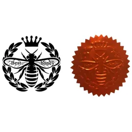 naklejki-wytlaczane-best-honey-czerwone-10-szt