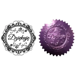 naklejki-wytlaczane-dziekuje-fiolet-10-szt