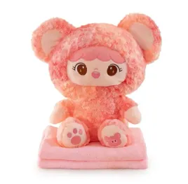 pluszowa-maskotka-z-kocykiem-2w1-kawaii-rozowe-zwierzatko