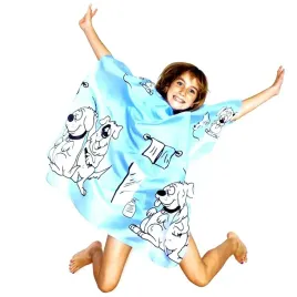 hair-tools-peleryna-dziecieca-niebieska-z-pieskami