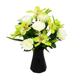 roza-orchidea-kremowo-zielony-bukiet-do-wazonu