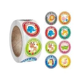 naklejki-ozdobne-okragle-zwierzatka-mix13-100-szt