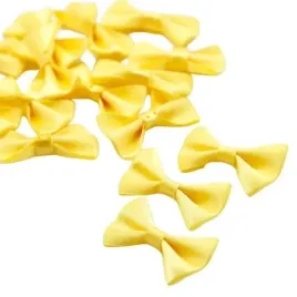 kokarda-muszka-ozdobna-4x25cm-zolta-2-szt