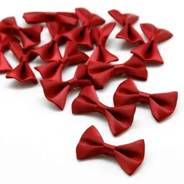 kokarda-ozdobna-muszka-4x25cm-burgundowa-2-szt