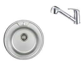 zlewozmywak-jednokomorowy-stal-dekor-bateria-kuchenna-z-wyciagana-wylewka