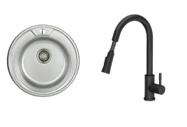 zlewozmywak-jednokomorowy-dekor-bateria-kuchenna-wyciagana-wylewka-czarna