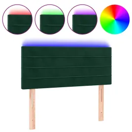 zaglowek-do-lozka-z-led-ciemnozielony-90x5x78-88-cm-aksamit
