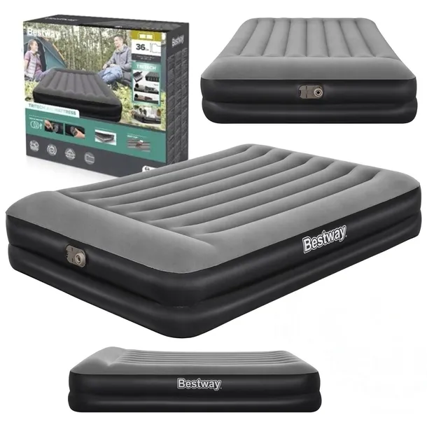 Materac dmuchany Bestway 67403 dwuosobowy 203x152x46cm z pompką