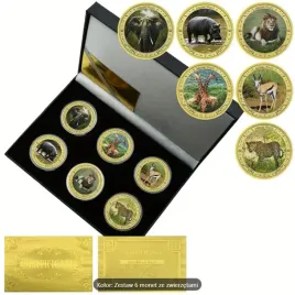 afryka-zwierzeta-zestaw-monet-6szt-pudelko-na-prezent-replika-slon