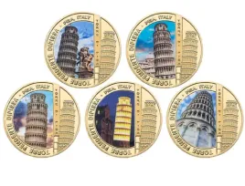 piza-zestaw-5-pozlacanych-monet-pamiatkowych-z-wieza-w-pizie-dikom-wieza