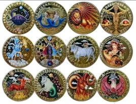 znaki-zodiaku-tarrot-12-szt-zestaw-zlotych-monet-bez-pudelka-replika