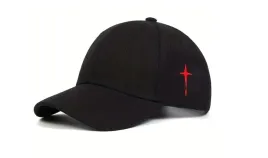 czapka-z-daszkiem-czarna-baseballowa-haft-bawelniana-unisex-krzyz-krzyzyk