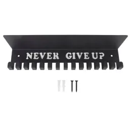 wieszak-na-medale-z-polka-nagrody-klucze-dikom-czarny-metal-30cm-15-hakow