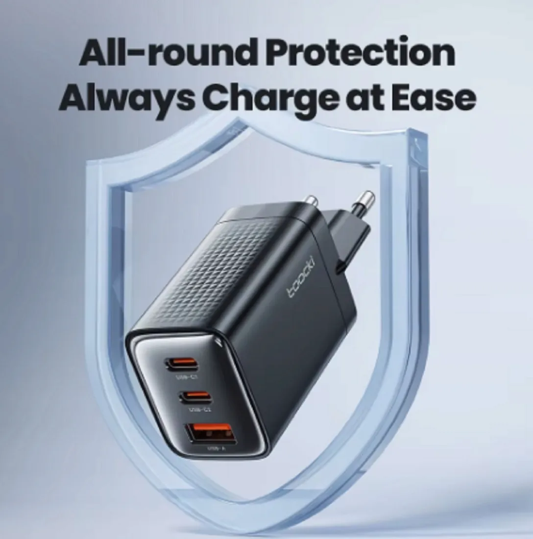 ladowarka-sieciowa-toocki-65w-czarna-dikom-3w1