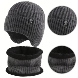 cieply-zestaw-zimowy-czapka-dwuwarstwowa-komin-tuba-szary-2-w-1-uniseks