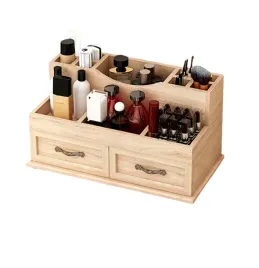 organizer-przybornik-drewniany-dikom-z-szufladkami-na-biurko-do-biura