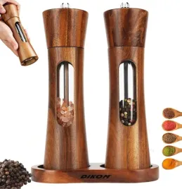 mlynek-drewniany-dikom-do-soli-pieprzu-przypraw-drewo-akacji-zestaw-2-szt