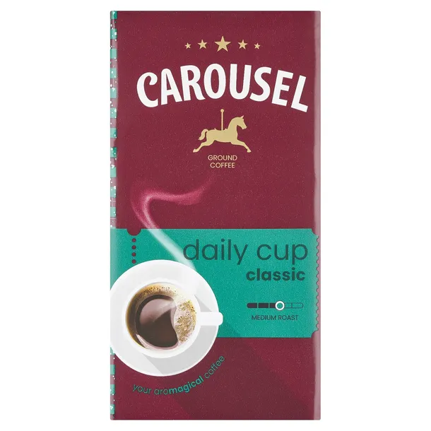 Kawa mielona 500g Carousel Coffee Daily Cup Classic 500 g do 01.05.2027