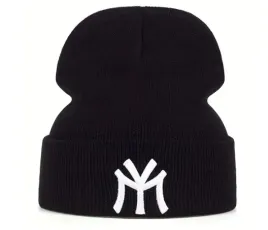 czapka-beanie-my-city-new-york-yankees-czarna-y2k-ciepla-mila-na-prezent