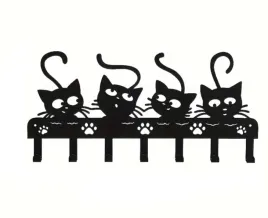 wieszak-dikom-kotki-scienny-na-ubrania-klucze-7-hakow-metalowy-solidny-20cm