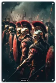 aluminiowy-obraz-talerz-emaliowany-znak-tablica-sparta-20-x-30cm-aluminium