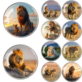 magnesy-3d-na-lodowke-kolekcja-lew-10szt-dikom-dekoracja-lodowki