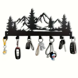 wieszak-metalowy-gory-las-27cm-do-pokoju-na-klucze-reczniki-czapki-dikom