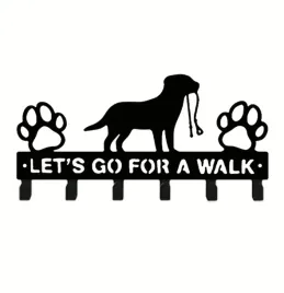 czarny-metalowy-wieszak-na-klucze-dikom-z-psem-piesek-lapki-loft-6-hakow