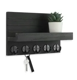 wieszak-na-klucze-smycz-szelki-okulary-uchwyt-dikom-czarny-loft-drewniany