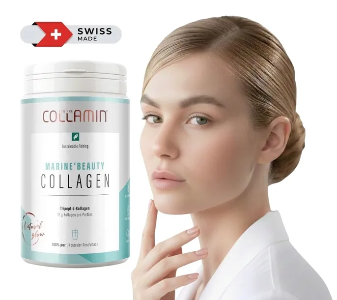 Kolagen RYBI szwajcarski Collamin Marine'Beauty FISH PREMIUM 100% NATURALNY