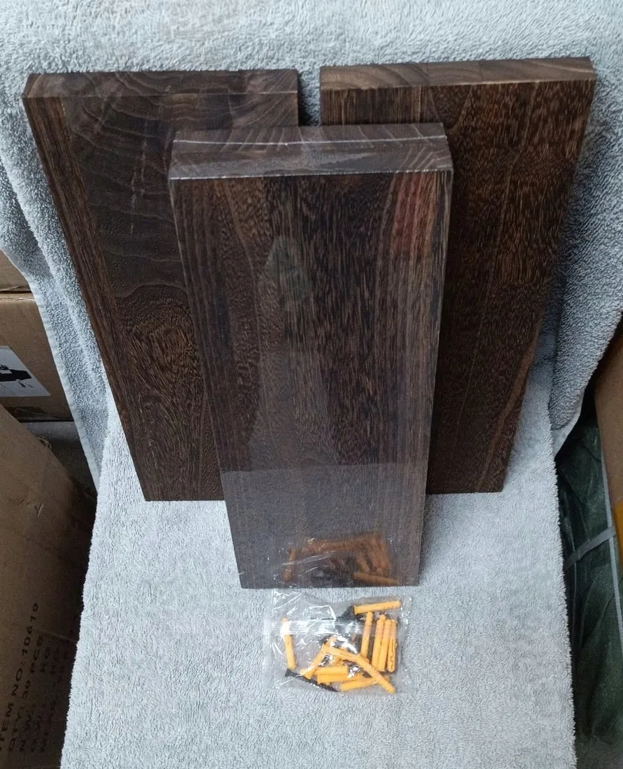 zestaw-4-drewnianych-polek-wiszacych-plywajacych-dikom-retro-ciemny-braz-stan-nowy