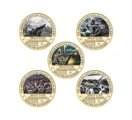 5-czesciowy-zestaw-pamiatkowych-monet-ii-wojna-swiatowa-bez-pud-guadalcanal