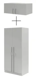 szafa-z-nadstawka-100-cm-z-drazkiem-i-polkami-braga-03-szary