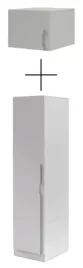 szafa-z-nadstawka-jednodrzwiowa-waska-slupek-50-cm-braga-05-szary