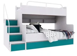 antresola-kiki-3-z-materacami-i-stelazami-2-3-osobowe-turkus-mat