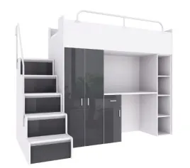 antresola-kiki-4-z-biurkiem-i-schodkami-80x190-cm-szary-polysk