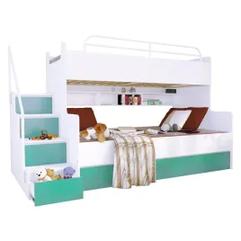 antresola-kiki-3-z-materacami-i-stelazami-2-3-osobowe-turkusowy-mat