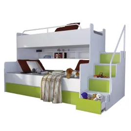 antresola-kiki-3-z-materacami-i-stelazami-2-3-osobowe-limonkowy-mat