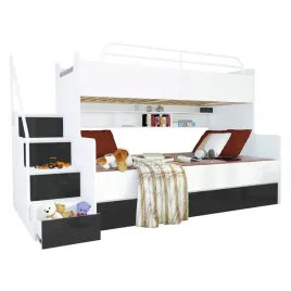 kiki-3-z-wysoka-barierka-i-stelazami-2-3-osobowe-czarny-polysk